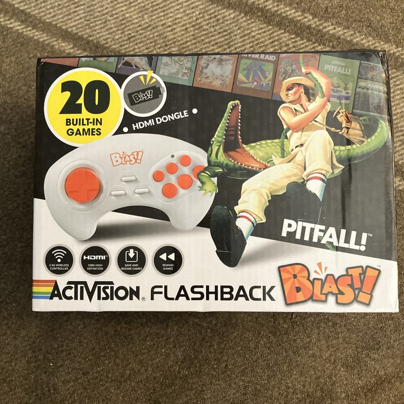 Activision Flashback Blast! Pitfall River Raid HDMI 20 Retro Video Games