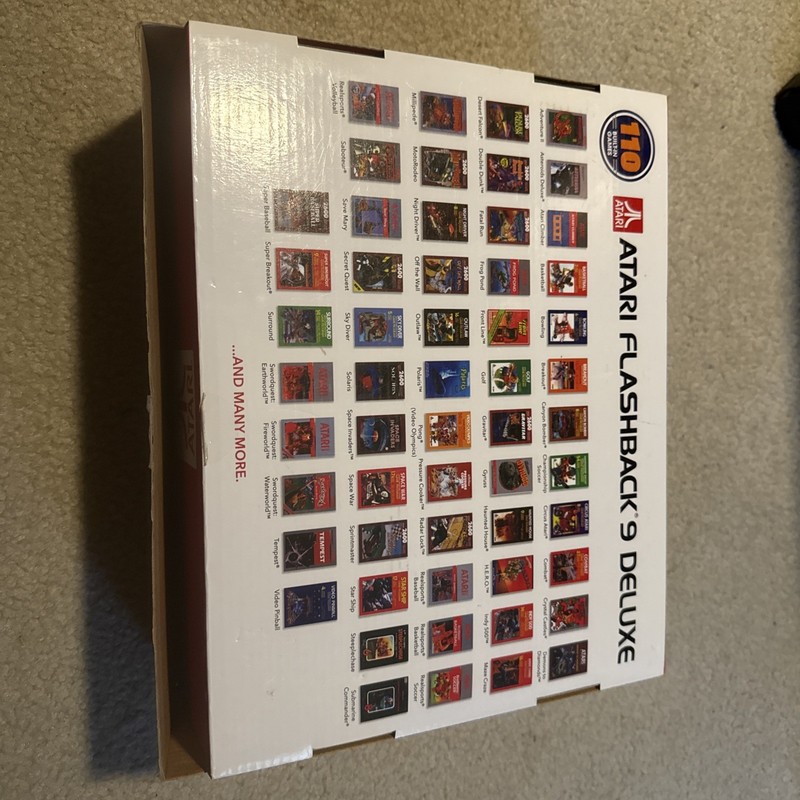 Atari Flashback Deluxe 9 Black Console with 110 Built-In Games Complete in Box gallery