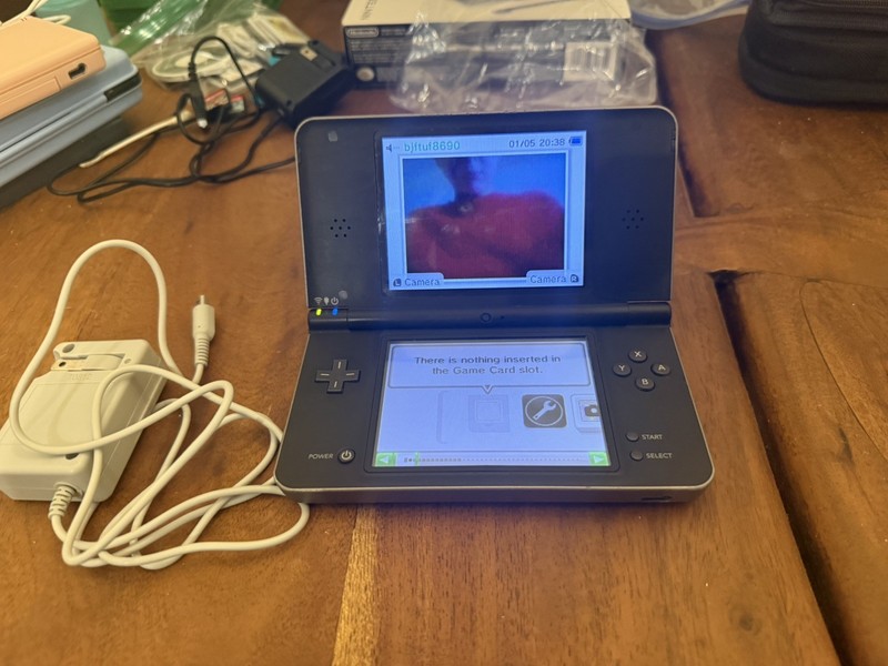 Nintendo UTL-001 DSi XL Bronze Handheld System - Bronze Tested - with Charger gallery