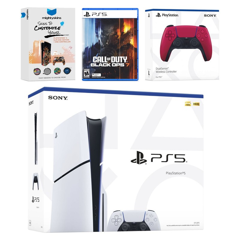 Sony PlayStation 5 Disc + Call of Duty Black Ops 7, Extra Controller – Cosmic