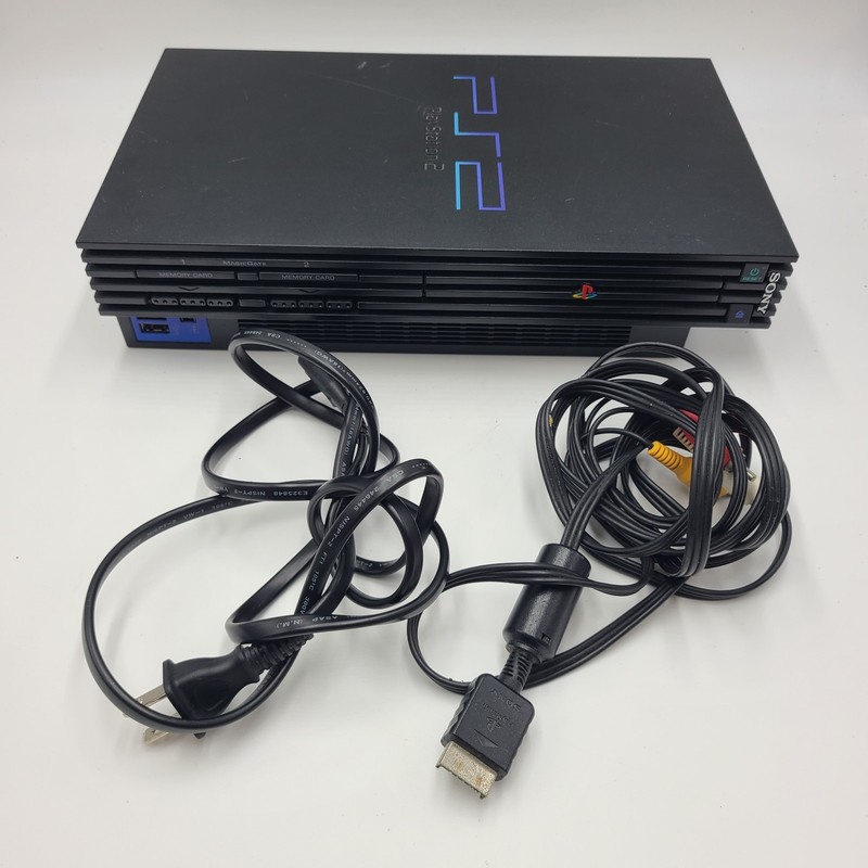 Sony PlayStation 2 PS2 Fat Console SCPH-30001 Tested & Working W/ Cables
