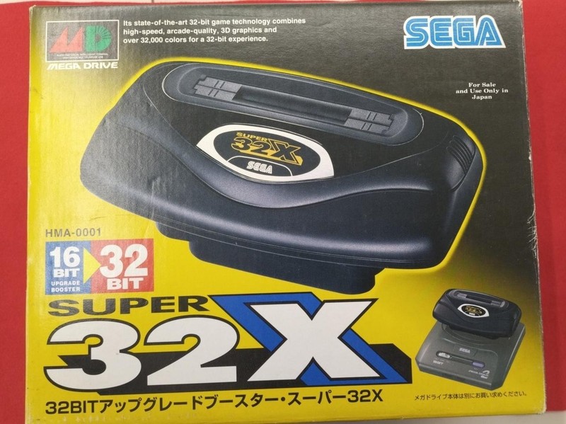 Mega Drive SEGA SUPER 32X Console System HMA-2400 Tested Japan Used s2117M