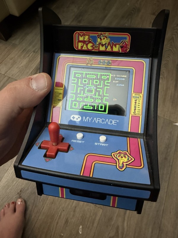 Ms. Pacman Micro Player Retro Mini My Arcade - Tested Works gallery