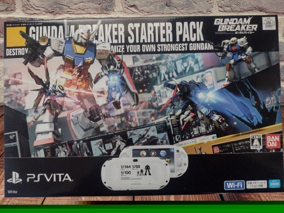 Sony PS Vita Gundam Breaker Starter Pack PCH-2000 Limited Console Unused Japan