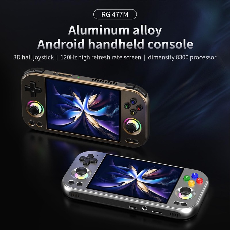 Anbernic RG477M Retro Handheld Game Console , Aluminum Alloy CNC Android 14 S... gallery