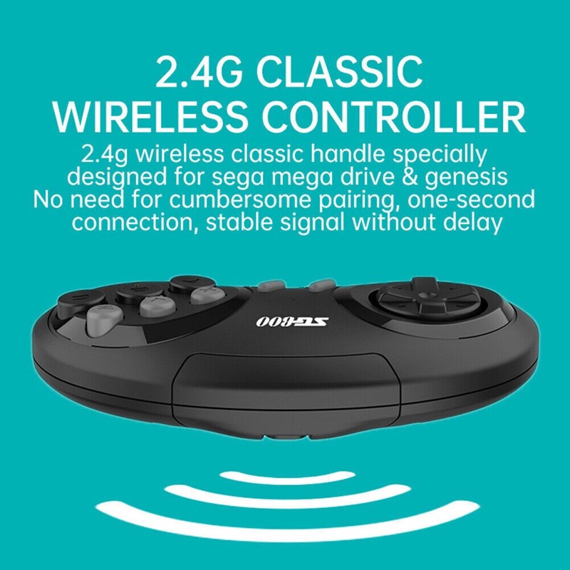 HDMI Retro TV Game Stick Console With 1500+ Games For Sega Genesis 2 Controllers gallery