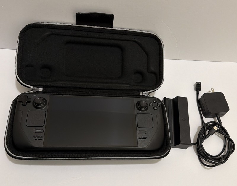 Valve Steam Deck OLED 1TB Black with Carrying Case/Dock & Charger