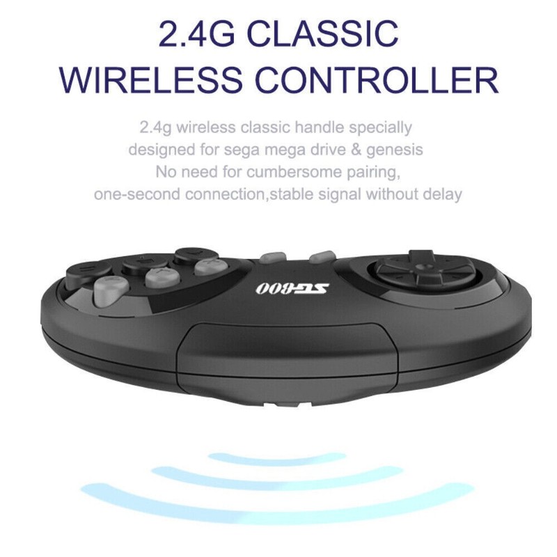 HDMI Retro TV Game Stick Console With 1500+ Games For Sega Genesis 2 Controllers gallery