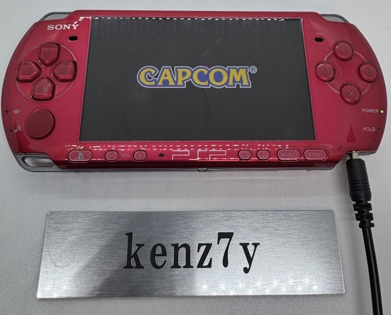 Sony PlayStation Portable PSP 3000 Radiant Red Console Only Tested Used Japan