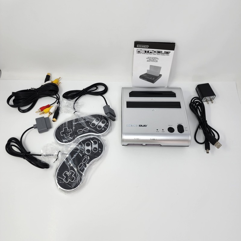 Retro-Bit Retro Duo 8-Bit & 16-Bit Dual Retro Video Game System V3.0 gallery
