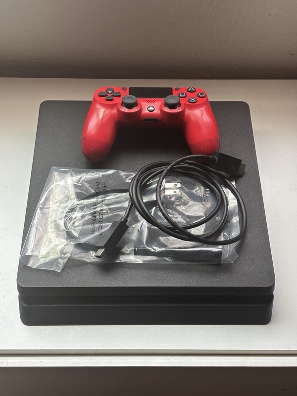 PlayStation 4 Slim 1TB SSHD Bundle – Tested & Fully Working