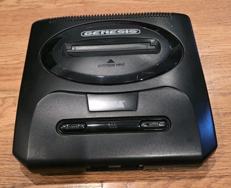 Original Sega Genesis System Model 2 Console Complete With Virtual Bart Game OEM gallery