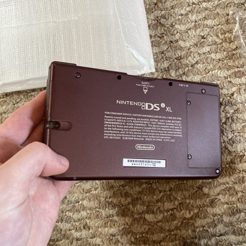 Nintendo DSi XL Burgundy Complete In Box CIB, ! Stylus, Manual! gallery