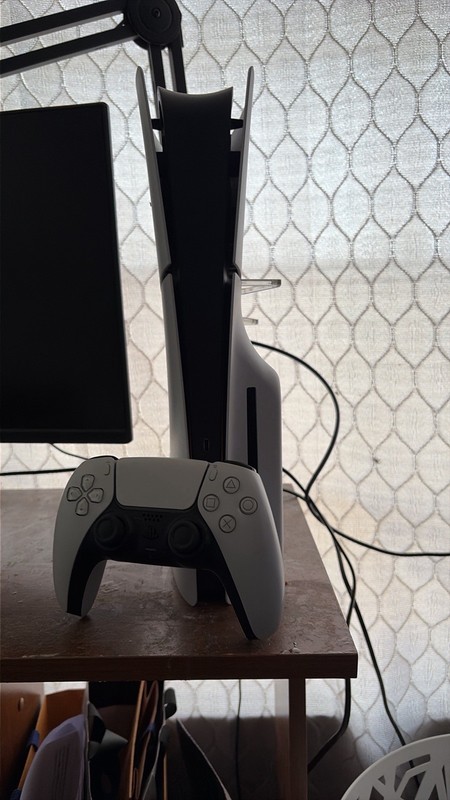 Sony PlayStation 5 Slim White/Black Console Wi-Fi HDMI USB-A with Controller
