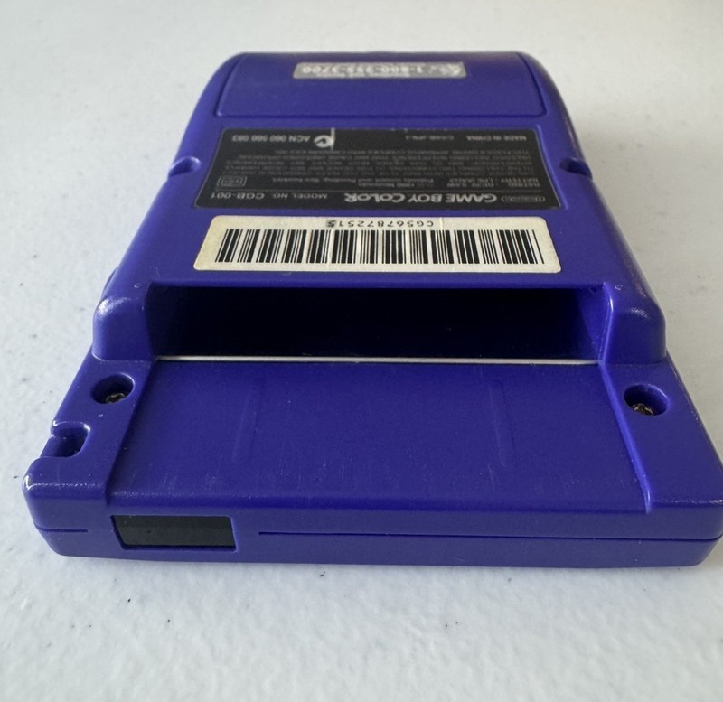 Nintendo Game Boy Color Grape Handheld Console - TESTED, AUTHENTIC gallery