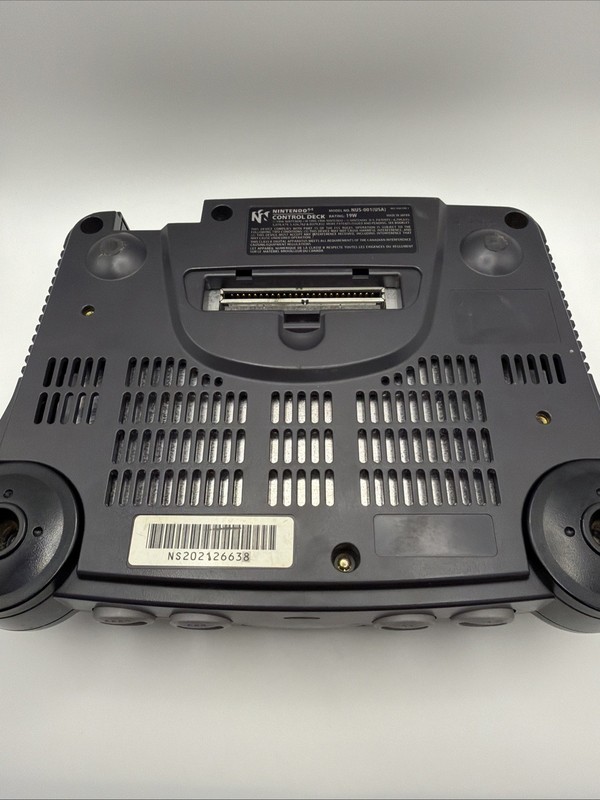 Nintendo 64 System 32MB Home Console - Gray Tested Working N64 W/ Controller gallery