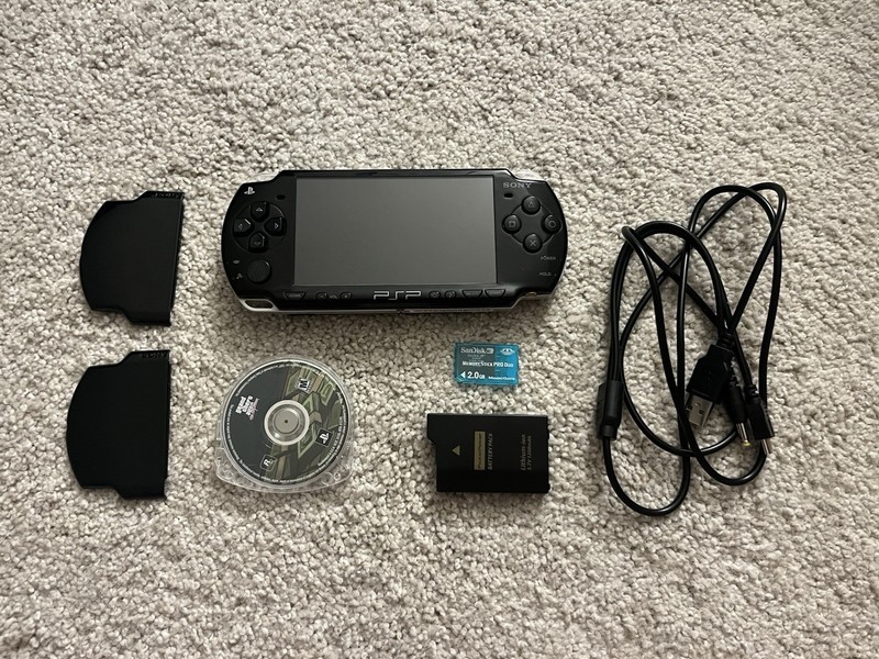 PSP-2001 Black, Tested and Working, GTA Vice City Stories