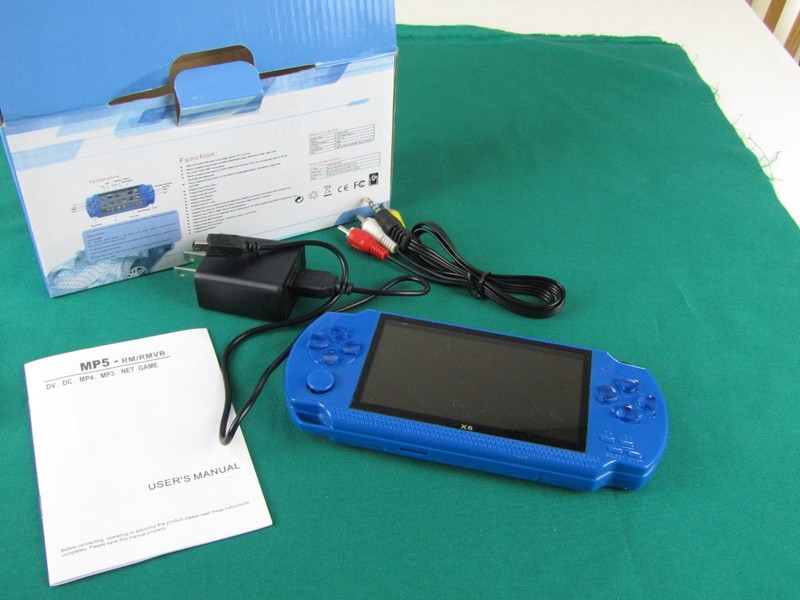 PSP Handheld Game Machine X6 8GB 4.3 TFT Screen Games Music Camera E-Book gallery