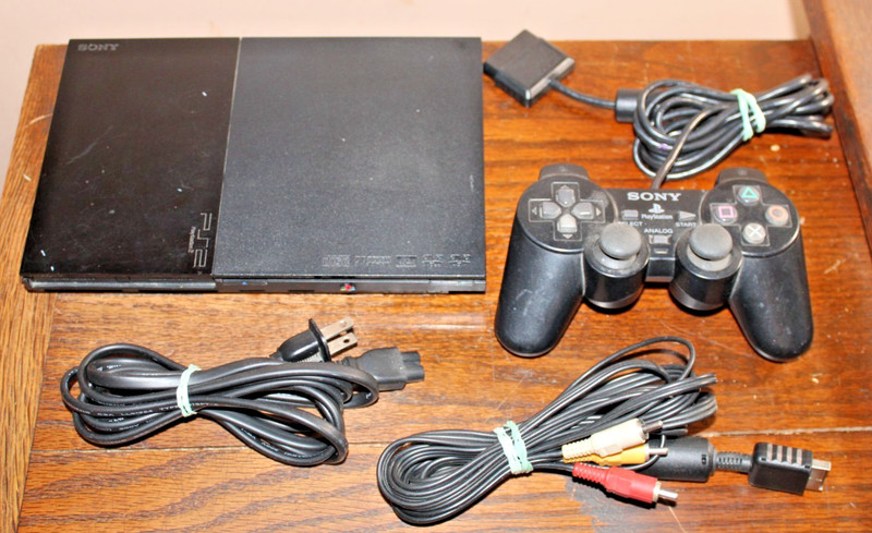 Sony PlayStation 2 PS2 Slim SCPH-90001 Console- Complete System – Fully Tested