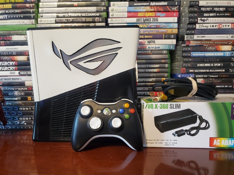Microsoft Xbox 360s Special Console 63 Games + 500gb + LED + Controller + Power