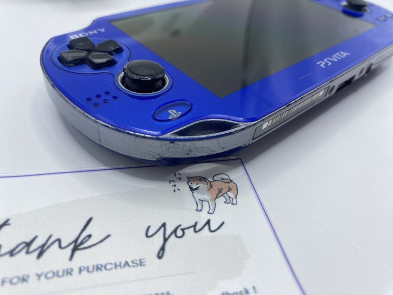 Scratches PS Vita Sapphire Blue PCH 1000 ZA04 Console only gallery