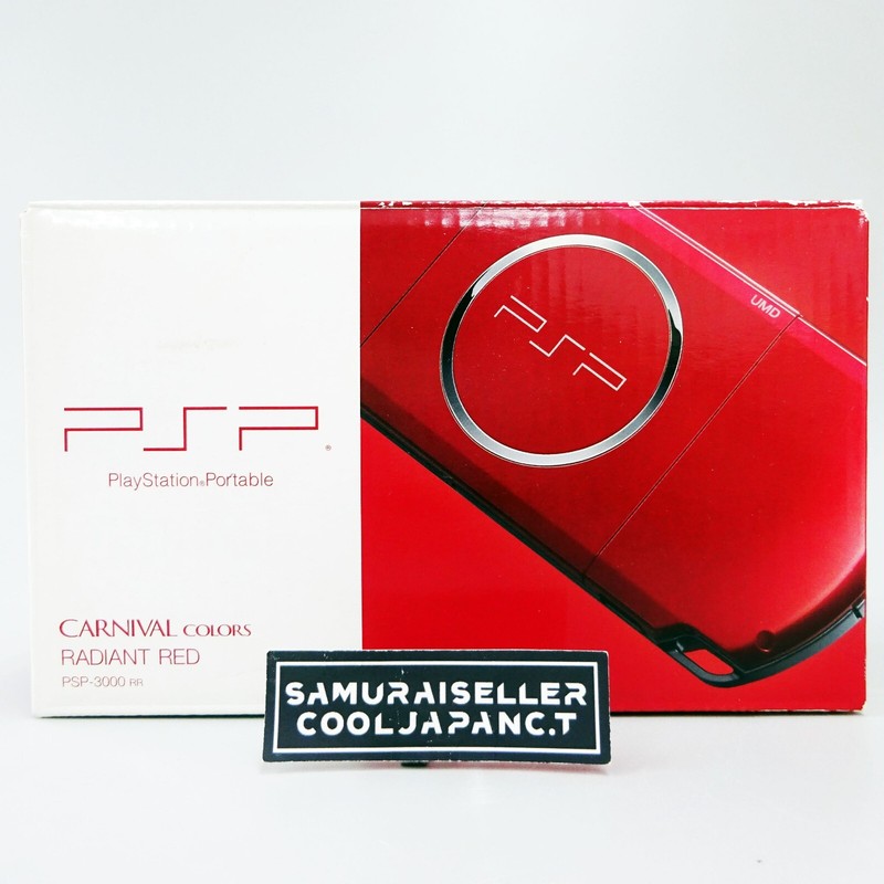 SONY PSP Playstation Portable Console Radiant Red PSP-3000 Japan New