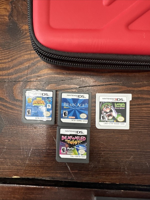 Nintendo 2DS Blue Handheld System Console Model FTR-001 Bundle 6 Games Charger gallery