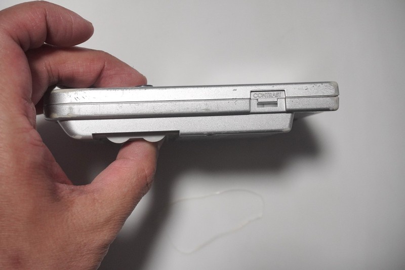 Nintendo Gameboy Light used housing shell silver color see pictures gallery