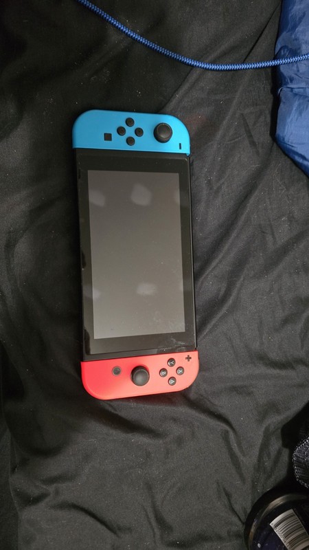 Nintendo Switch Handheld System Black Blue Red with Neon Joy-Con XTW50733466833