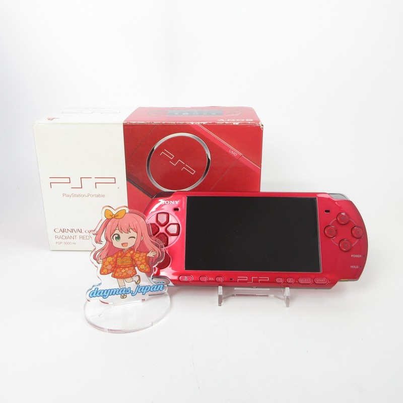 【Excellent】Sony PSP-3000 Radiant Red Console No Battery Japan Ver. #NET0510/03