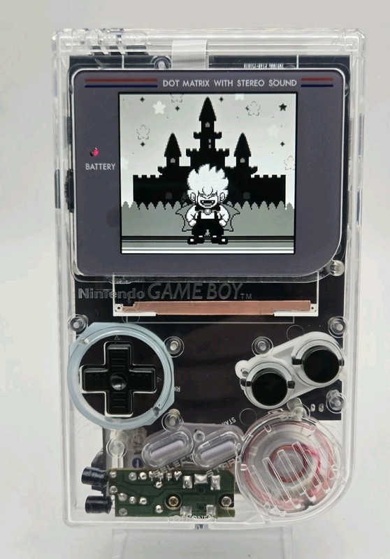 Restored Nintendo DMG GameBoy – New Shell – Laminated IPS Screen – New PCB Board
