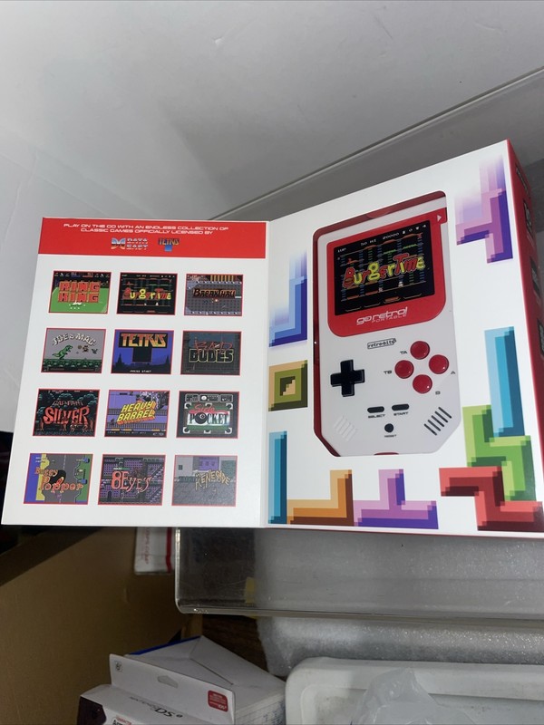 Retro-Bit Go Retro Portable 250+ Game Player Classic TETRIS Burger Time NEW gallery