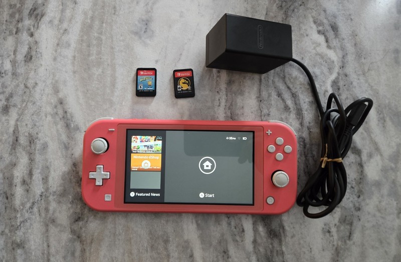 Nintendo Switch Lite Hand-Held Gaming Console Coral HDH-001 gallery