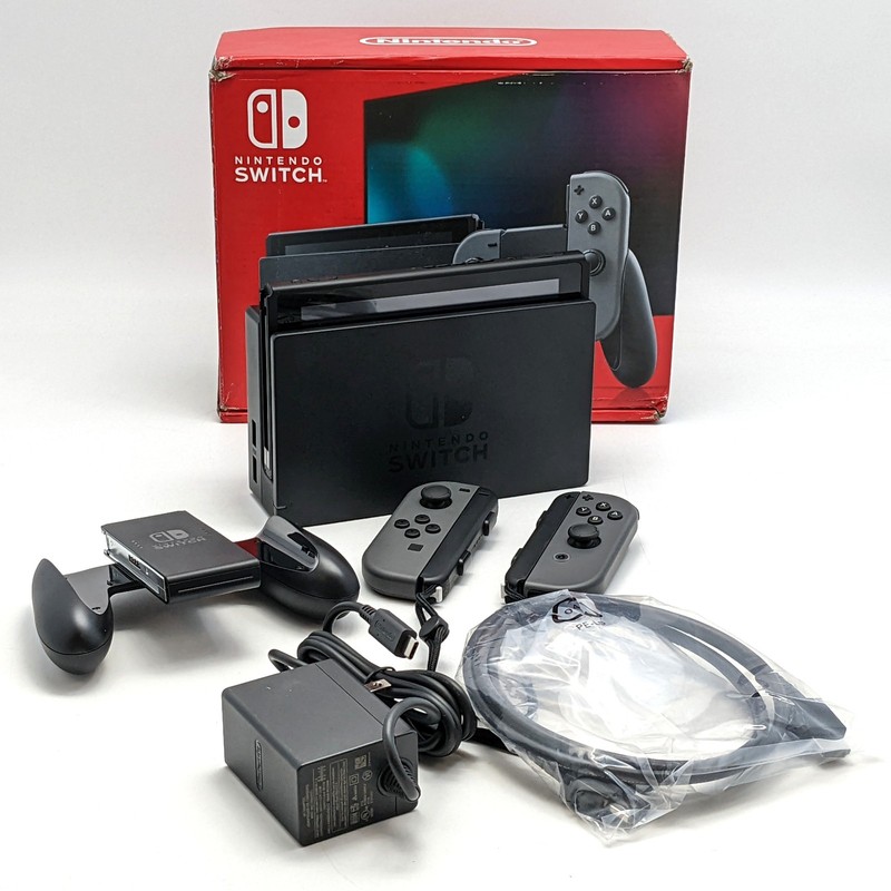Nintendo Switch Handheld Console 32GB w/ Gray Joycons HAC-001