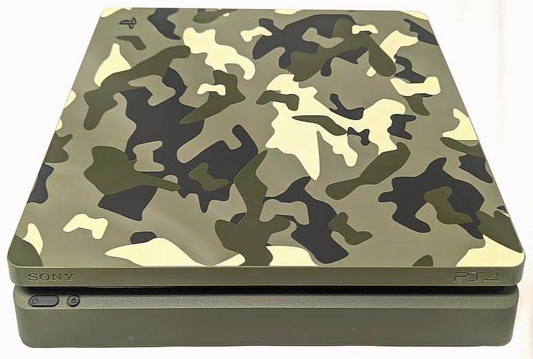 Sony PS4 Slim 1TB Console Call of Duty WWII Camo Green Limited Edition Bundle gallery