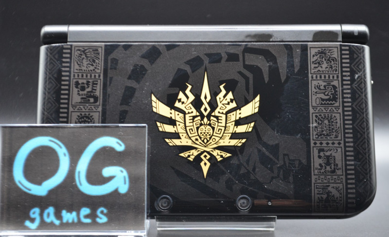 [REGION FREE] Nintendo 3DS XL LL Gore Magara Black Console Used RANK A/B