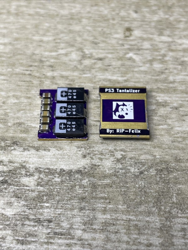 PS3 Tokin Capacitor Replacement (Tantalizers) W/Low AESR Caps [1 Unit] 1X.