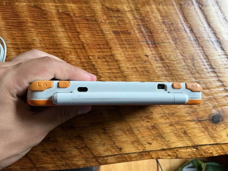 Nintendo 2DS XL White & Orange Tested and Working! Clean Screens! With Charger gallery