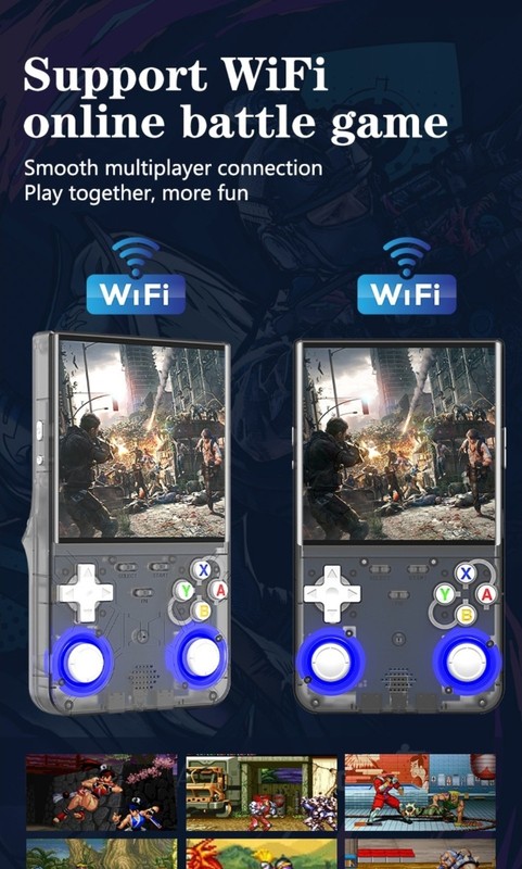 R36 Ultra Handheld Game Console 2025 128 gb With Wi-Fi Support Double Joystick gallery
