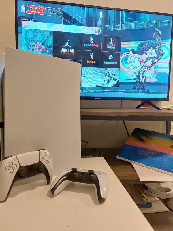 Sony PS5 Digital Edition Console – White | INCLUDES 2 CONTROLLERS