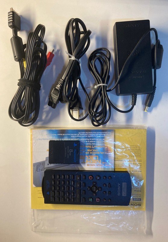 Sony PlayStation 2 Slim Black Console (SCPH-70011) In Box /with Remote/ 4 Games gallery