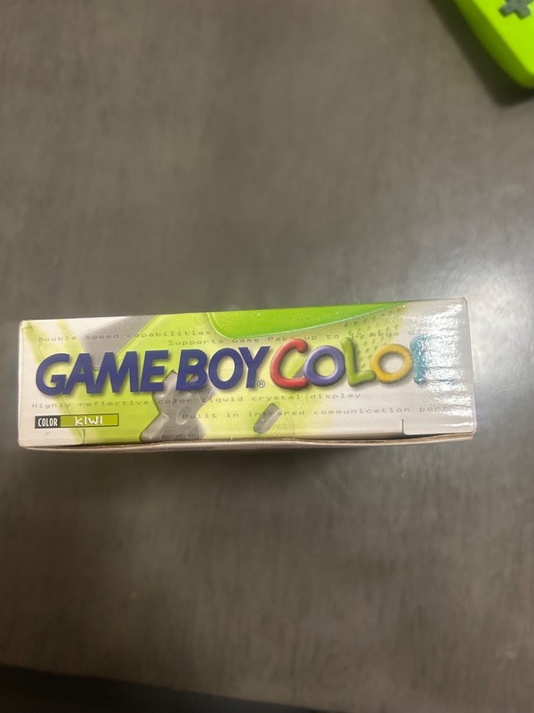 Kiwi Nintendo Gameboy Color w/ Box and Inserts! Working! gallery