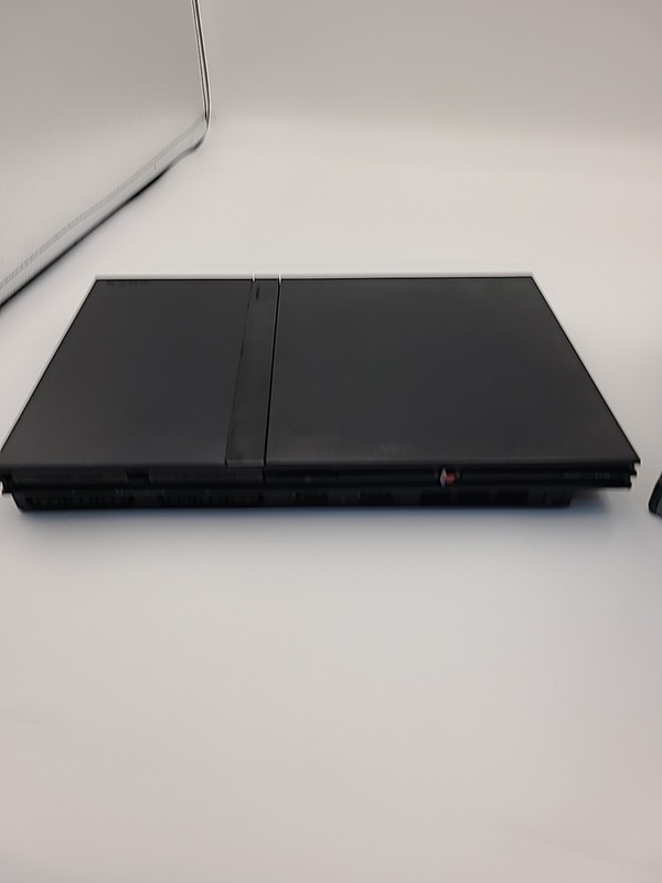Sony PlayStation 2 Slim Console - Black Tested Working W/ 10 Games No Chords gallery