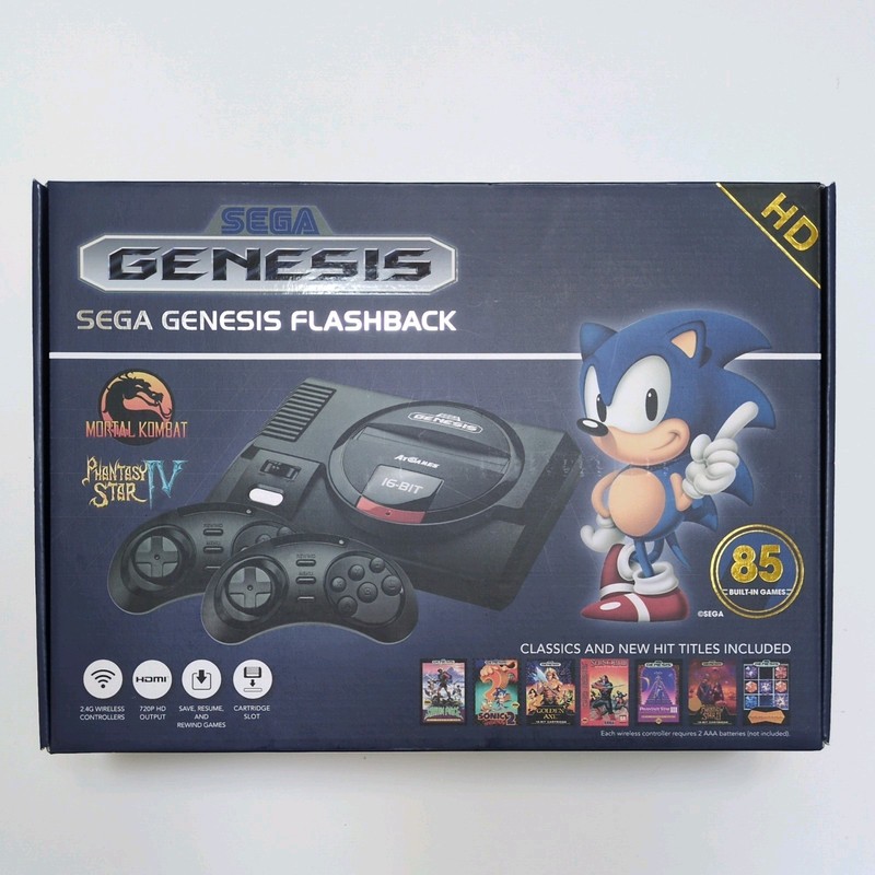 AtGames Sega Genesis Flashback HD Console ATGAMES 85 Classic Games