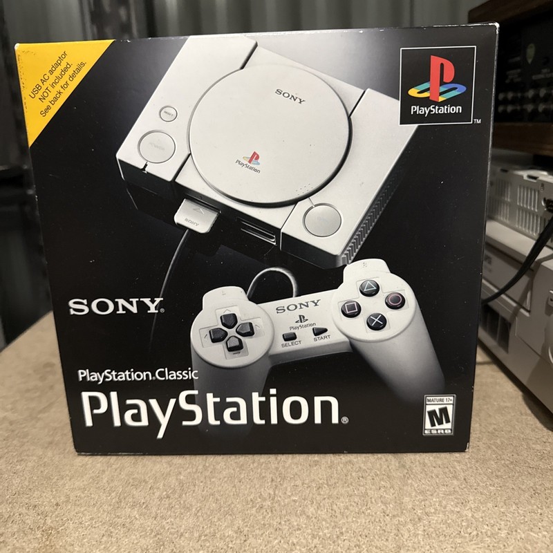 Authentic Sony PlayStation Classic Mini 2018 Edition Video Game Preloaded