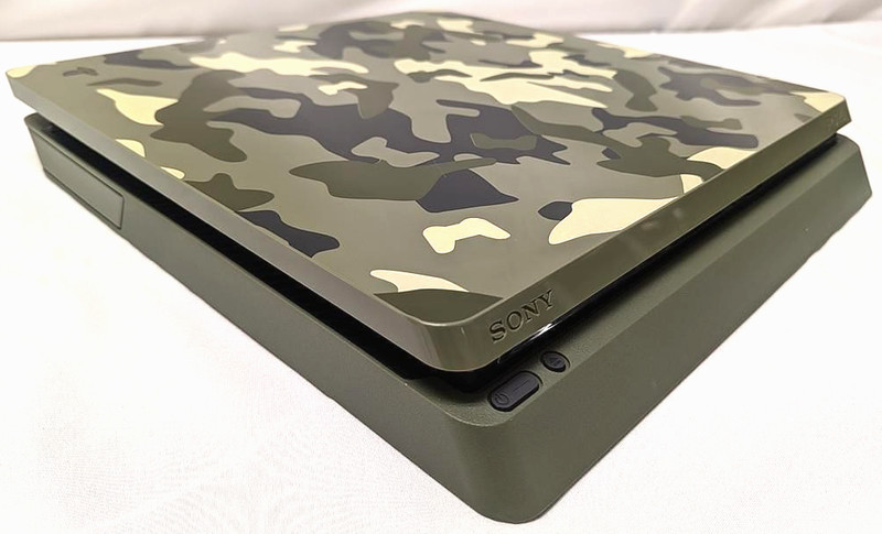 Sony PS4 Slim 1TB Console Call of Duty WWII Camo Green Limited Edition Bundle gallery