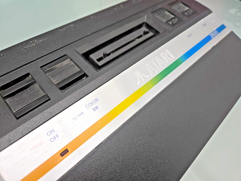 Atari 2600 Junior Rainbow + Original Box & Accessories, 2 Games, Excellent Cond! gallery