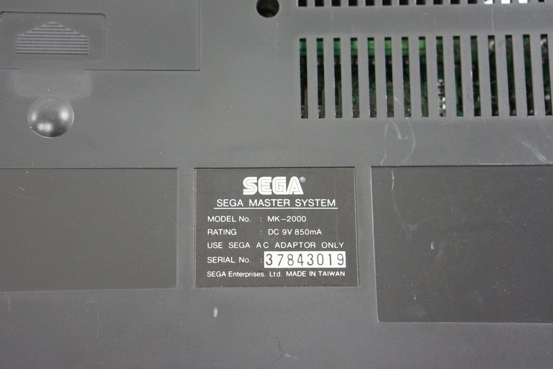MASTER SYSTEM Console System Boxed Tested MK-2000 SEGA FM Sound 37843019 gallery