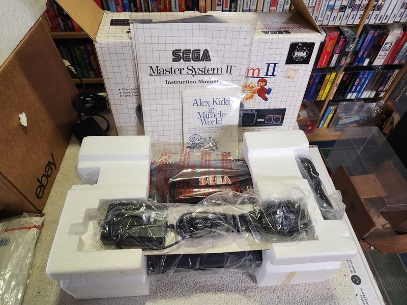 Sega Master System II w/Alex the Kidd built in! 1990 Launch Edition Gray Console gallery