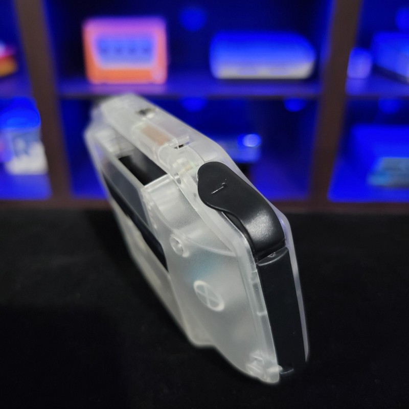 Clear Game Boy Advance GBA iPS Backlit LCD Usb-C 1800 mAh Rechargeable Battery gallery